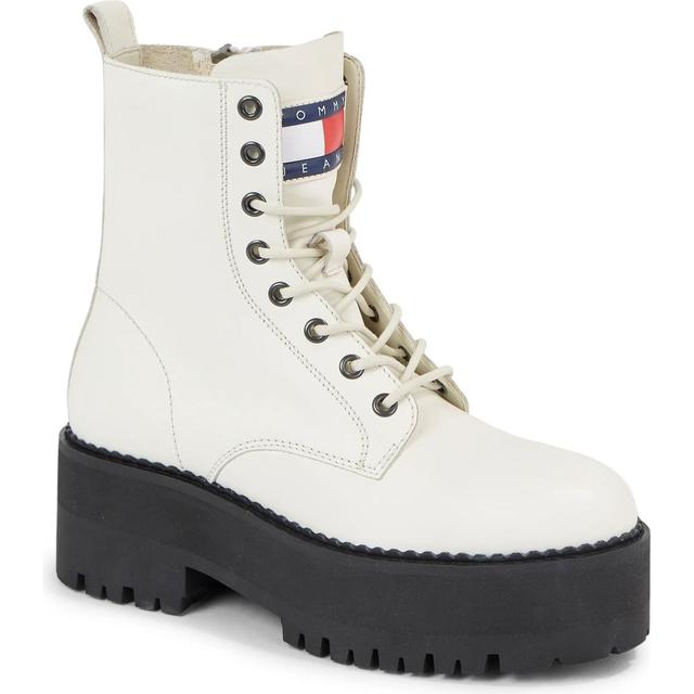 Aulinukai moterims, Balta, Boot zip up