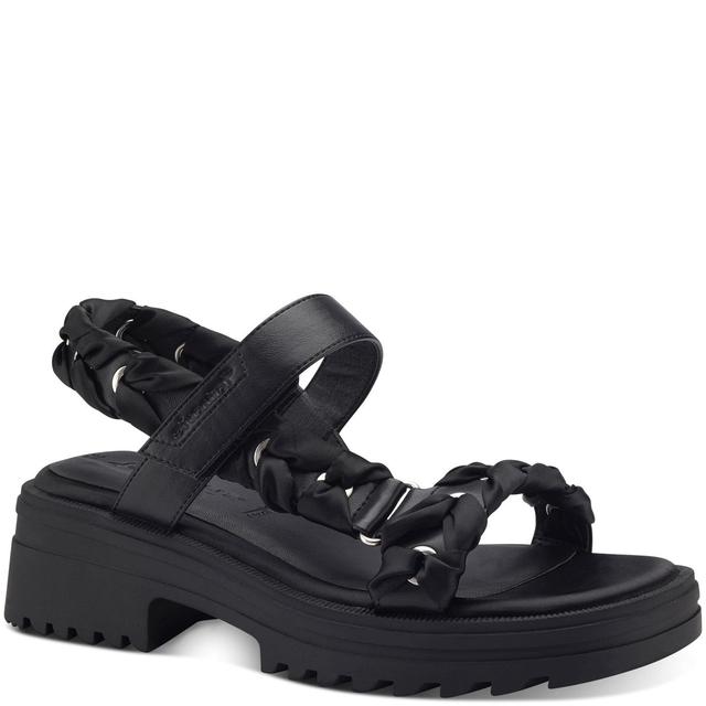 Basutės moterims, Juoda, SANDALS