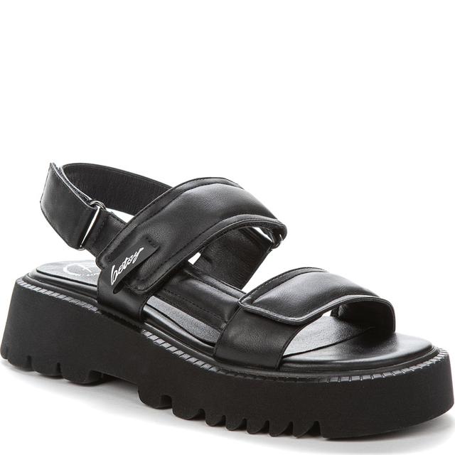 Basutės moterims, Juoda, SANDALS