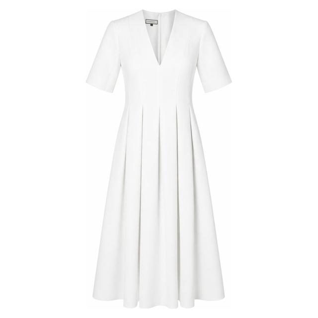 Midi suknelė moterims, Balta, Dress