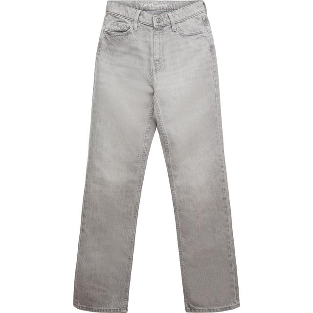 Tiesūs džinsai moterims, Pilka, retro straight