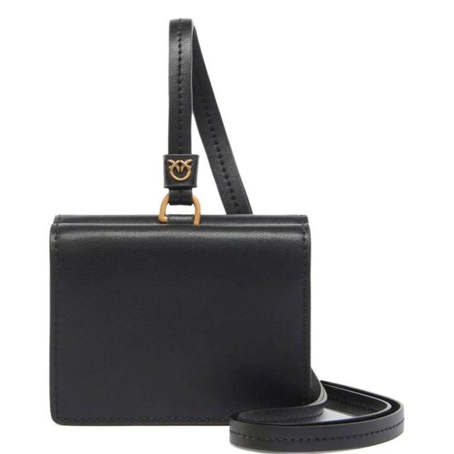 Piniginė moterims, Juoda, Charm wallet vitello seta