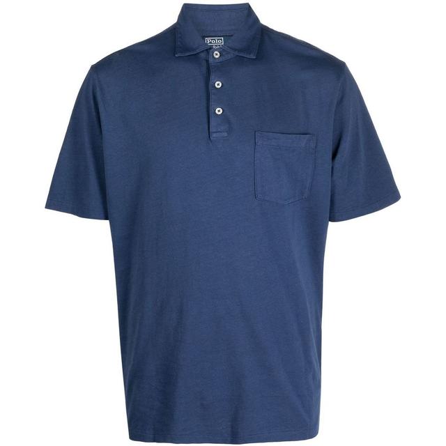 Polo marškiniai trumpos rank. vyrams, Mėlyna, Short sleeve polo shirt
