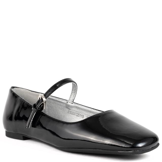 Balerinos moterims, Juoda, Mary Janes ballerinas