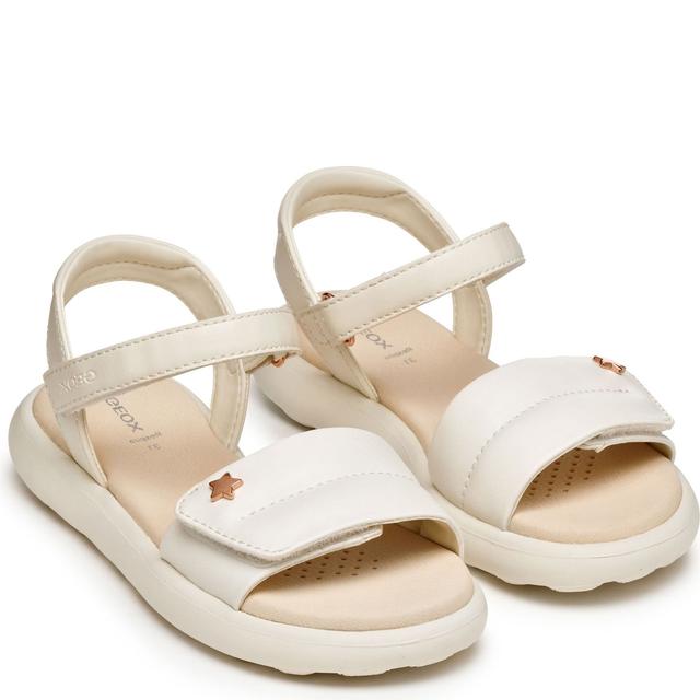 Basutės mergaitėms, Smėlio, Puffypop sandals