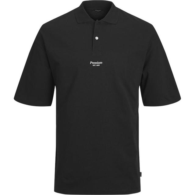Polo marškiniai trumpos rank. vyrams, Juoda, JPRBLAKAM BRAND