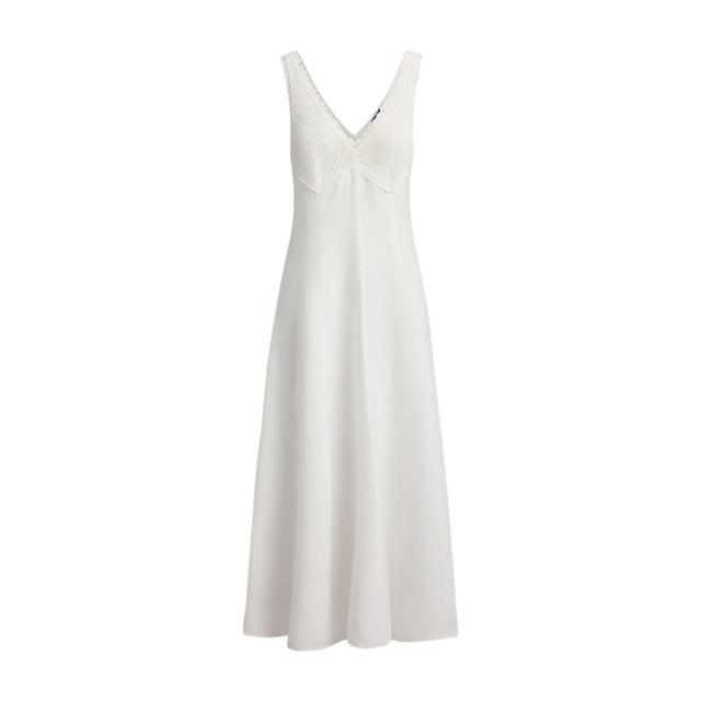 Midi suknelė moterims, Balta, Woven-fit & flare-dresses