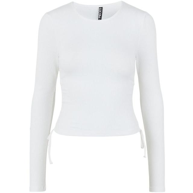 Midi suknelė moterims, Balta, PCHAZEL LS CROP TOP B