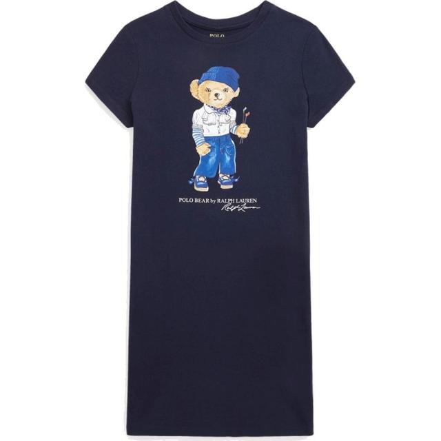 Midi suknelė mergaitėms, Mėlyna, Polo bear jersey dress (7-16)