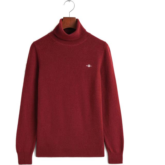 Megztinis moterims, Raudona, EXTRAFINE ROLLNECK
