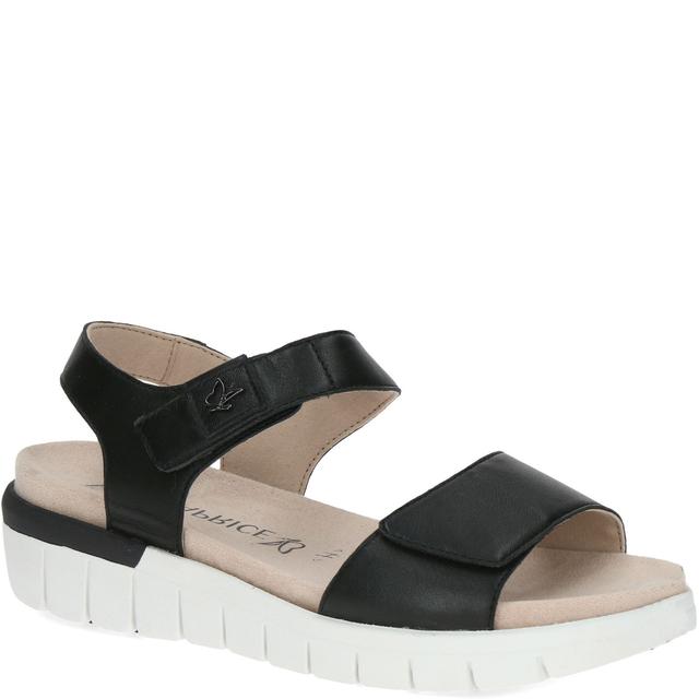 Basutės moterims, Juoda, Sandals