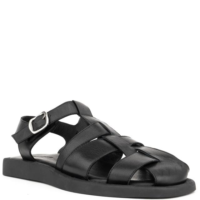 Basutės moterims, Juoda, Sandals