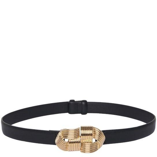 Diržas moterims, Juoda, PCJAINE SLIM WAIST B