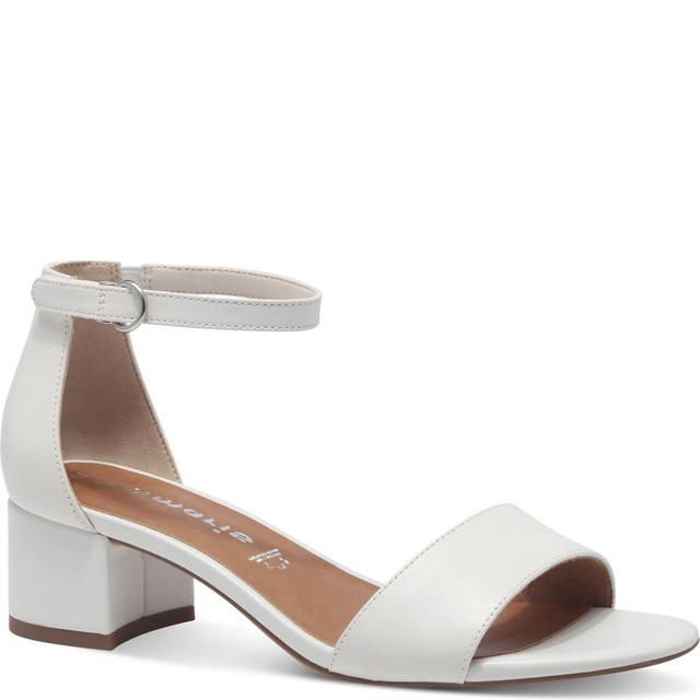 Basutės moterims, Balta, Sandal heel