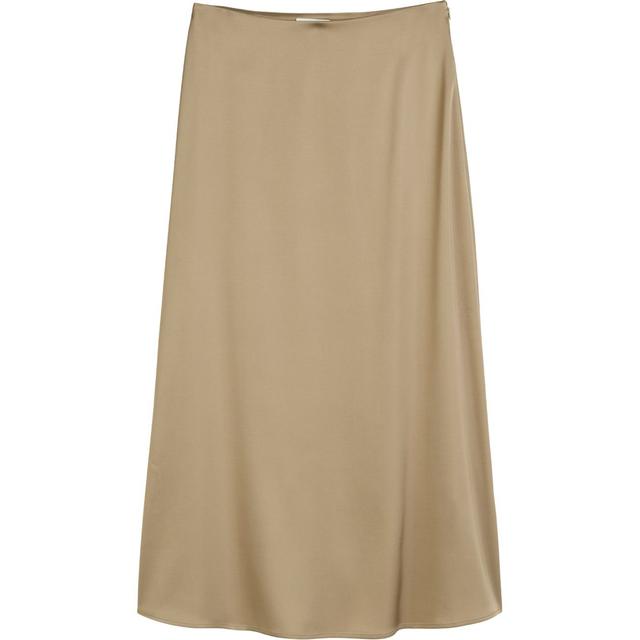 Midi sijonas moterims, Smėlio, Midi skirt 503085420041