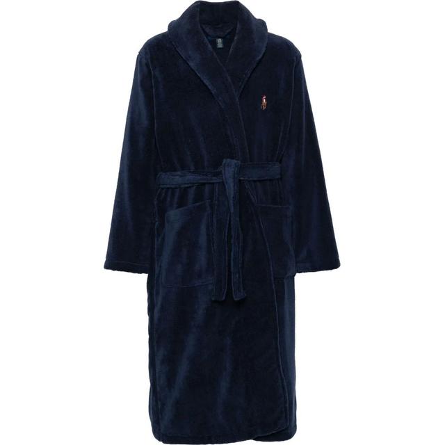 Chalatas vyrams, Mėlyna, L/s shawl-sleep-robe