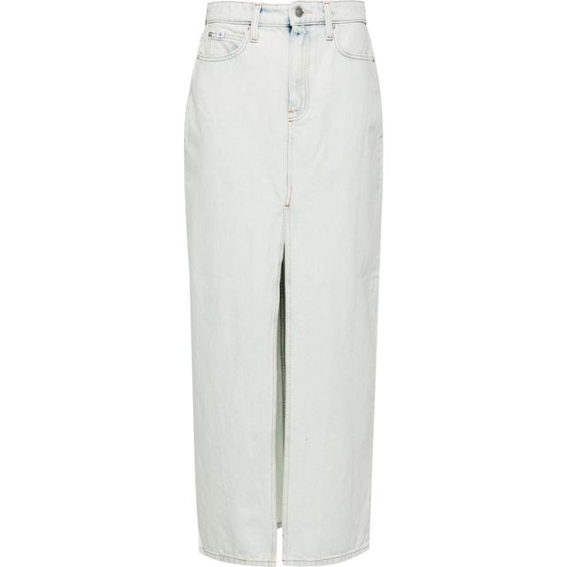 Maxi sijonas moterims, Mėlyna, Straight skirt