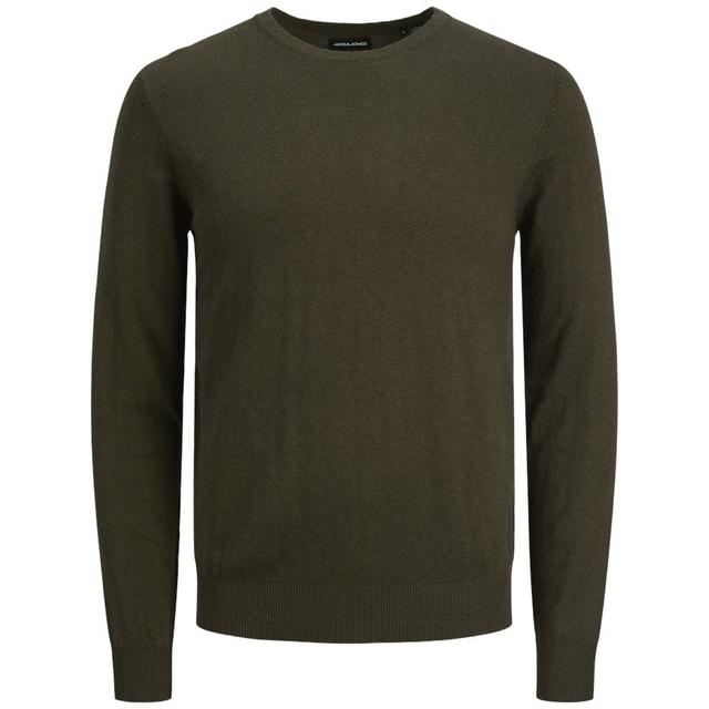Džemperis vyrams, Chaki, JJEEMIL KNIT CREW NE