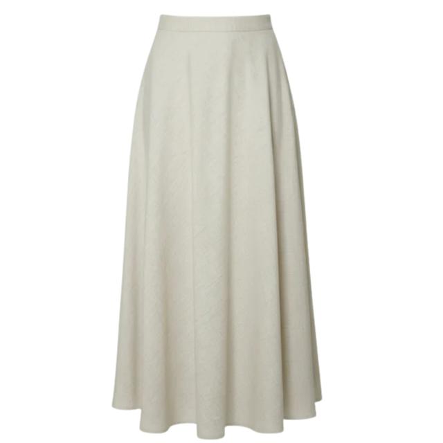 Midi sijonas moterims, Smėlio, Skirt