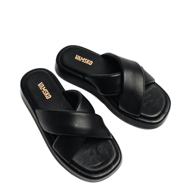 Šlepetės moterims, Juoda, Pillow slippers