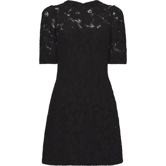 Mini suknelė moterims, Juoda, Lace suiting dress