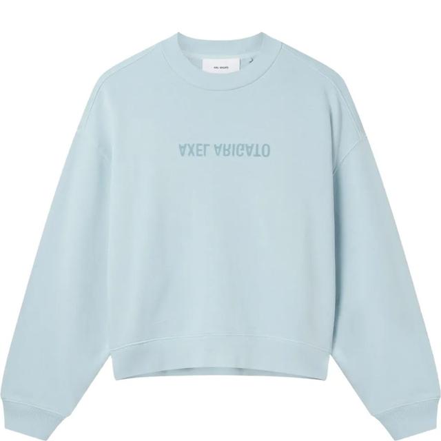 Sportinis nertinis moterims, Mėlyna, Distort washed sweatshirt