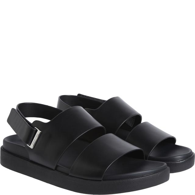 Basutės moterims, Juoda, Flat sandal eyel, ckhw0hw02488beh