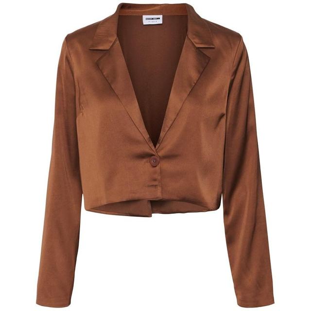 Švarkas moterims, Ruda, NMCLARIE L/S  CROPPED