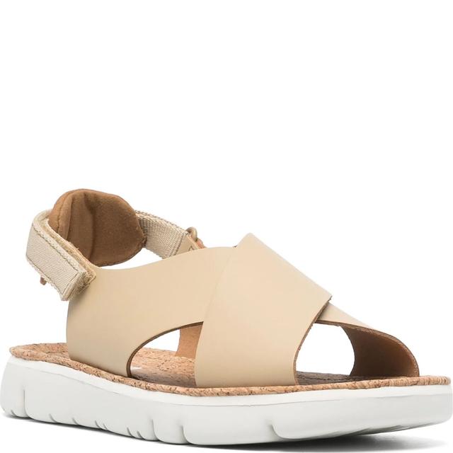 Basutės moterims, Smėlio, Lasted sandals