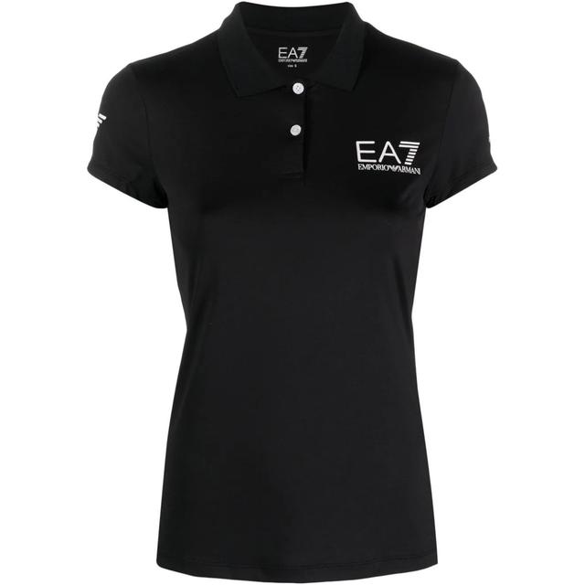 Polo marškiniai trumpos rank. moterims, Juoda, Polo shirt