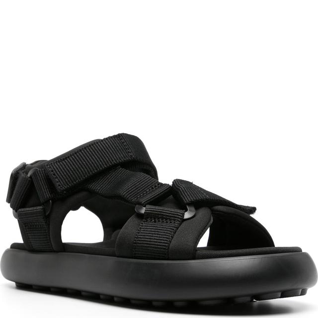 Basutės moterims, Juoda, Lasted sandals