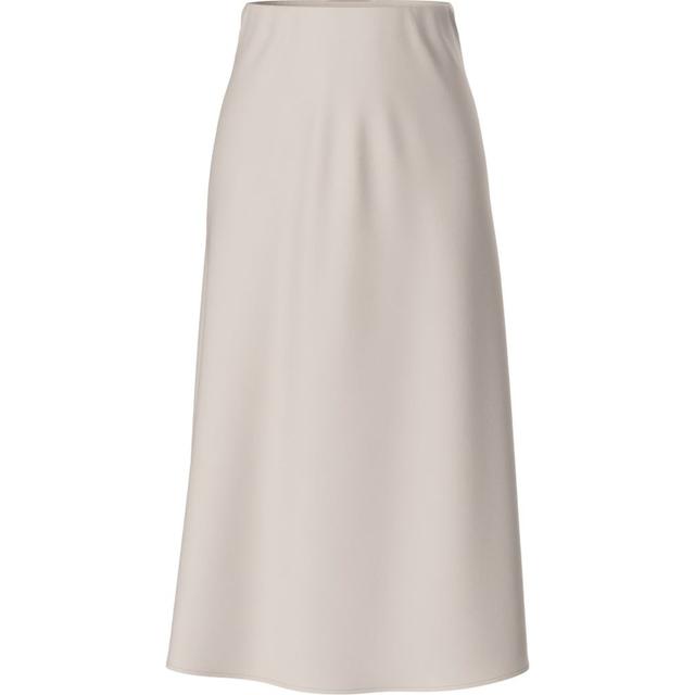 Midi sijonas moterims, Smėlio, Franan ankle skirt