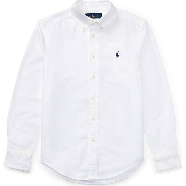 Marškiniai ilgomis rankovėmis berniukams, Balta, Oxford shirt (8-20)