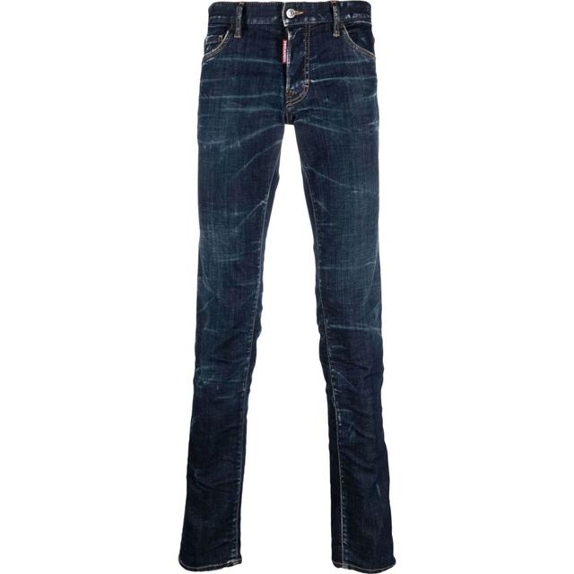 Aptempti džinsai vyrams, Mėlyna, Pants 5 pockets