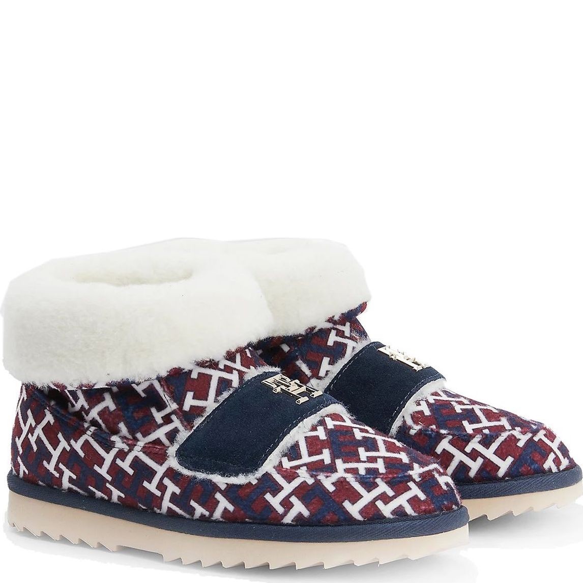 TOMMY HILFIGER Namų šlepetės moterims, Marga, BOOT SLIPPERGRAM 1