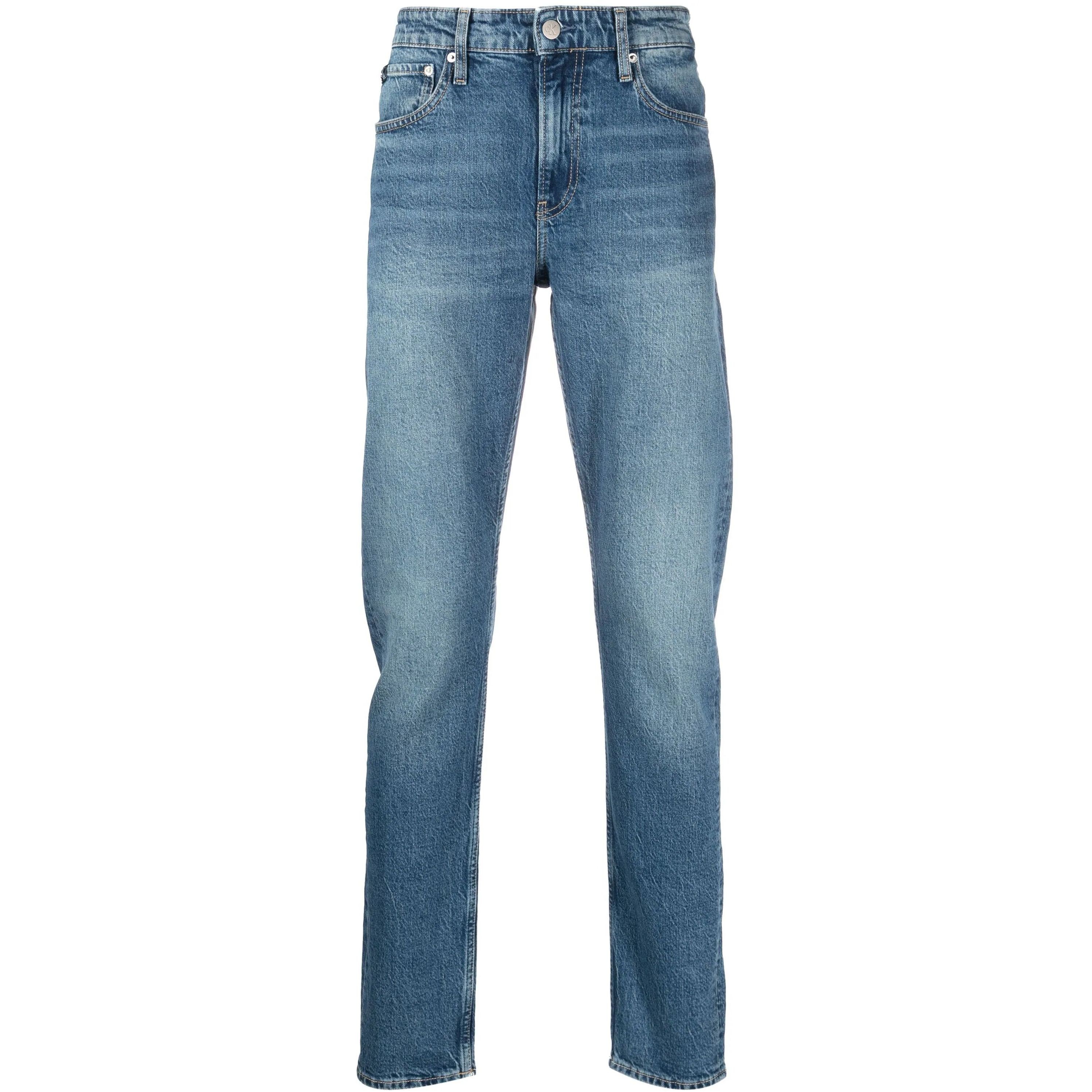 CALVIN KLEIN JEANS Aptempti džinsai vyrams, Mėlyna, Slim taper 1
