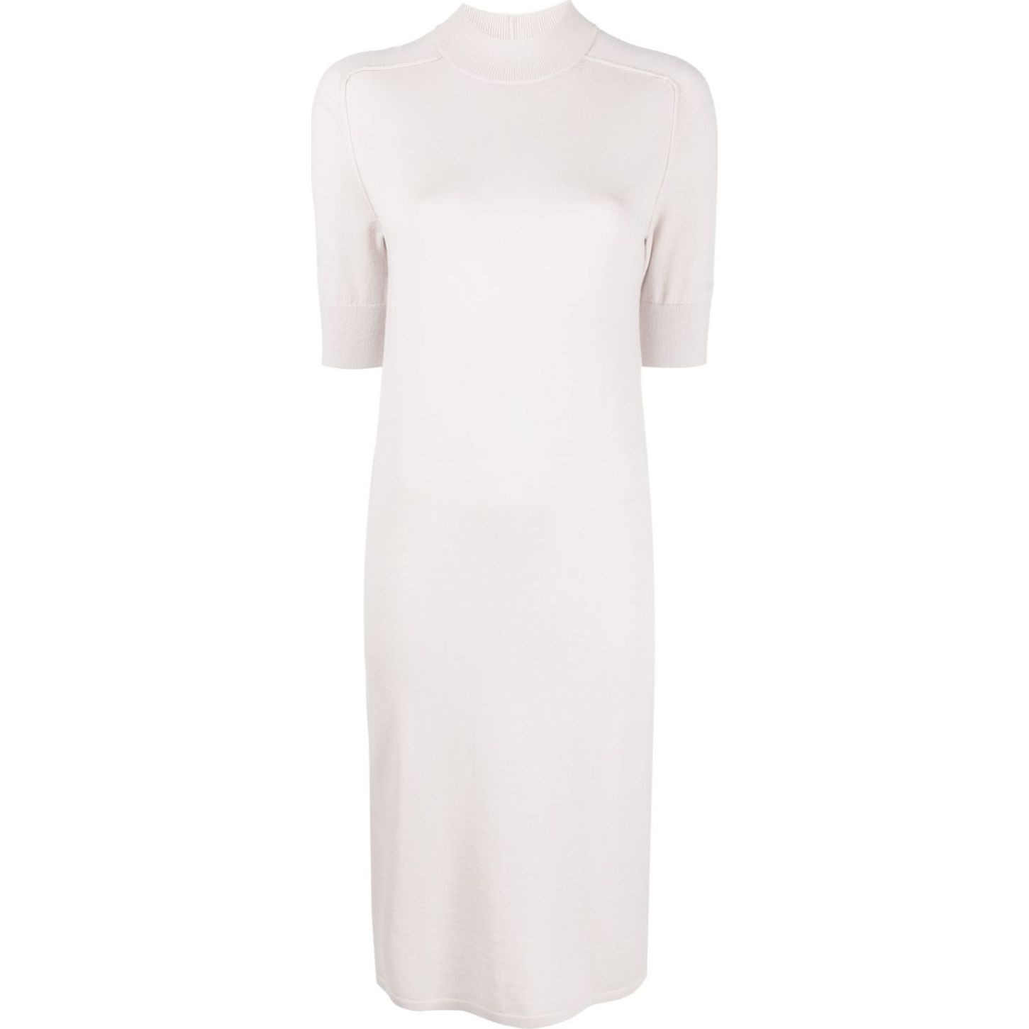 CALVIN KLEIN Megzta suknelė moterims, Pilka, Extra fine 1/2 sleeve dress