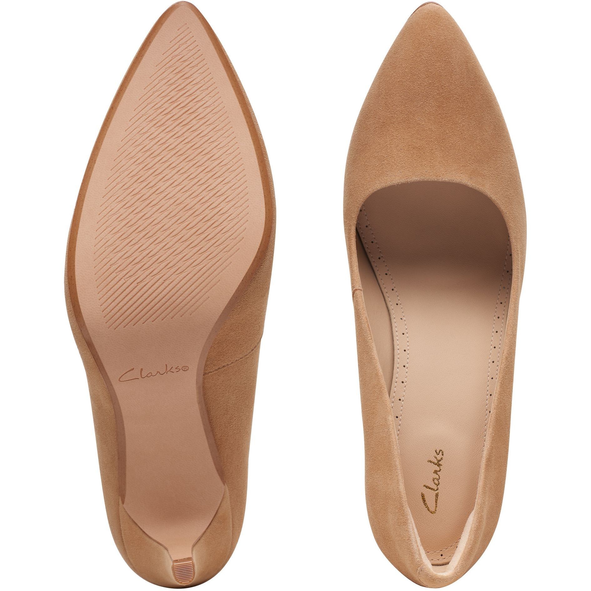 CLARKS Aukštakulniai moterims, Ruda, Laina Rae Pumps 6
