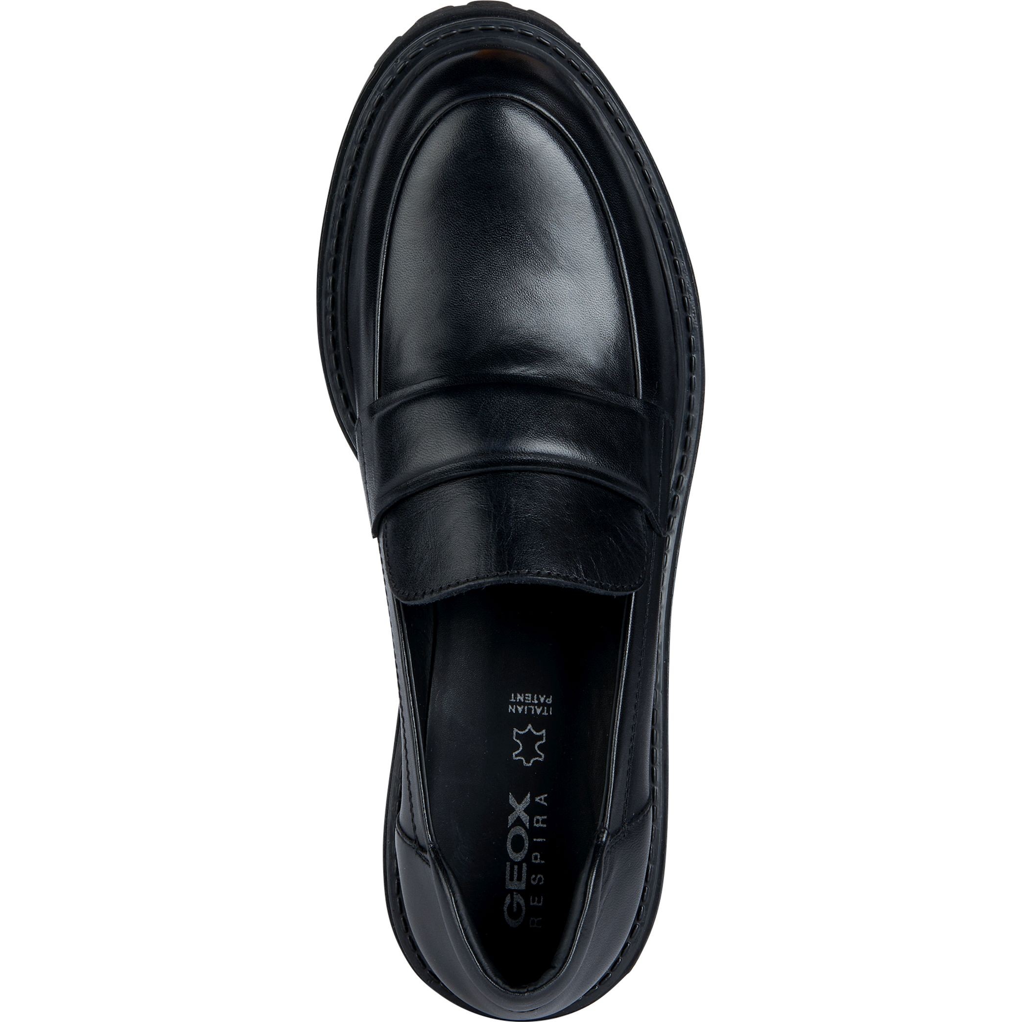 GEOX Loaferiai moterims, Juoda, Iridea loafers 5