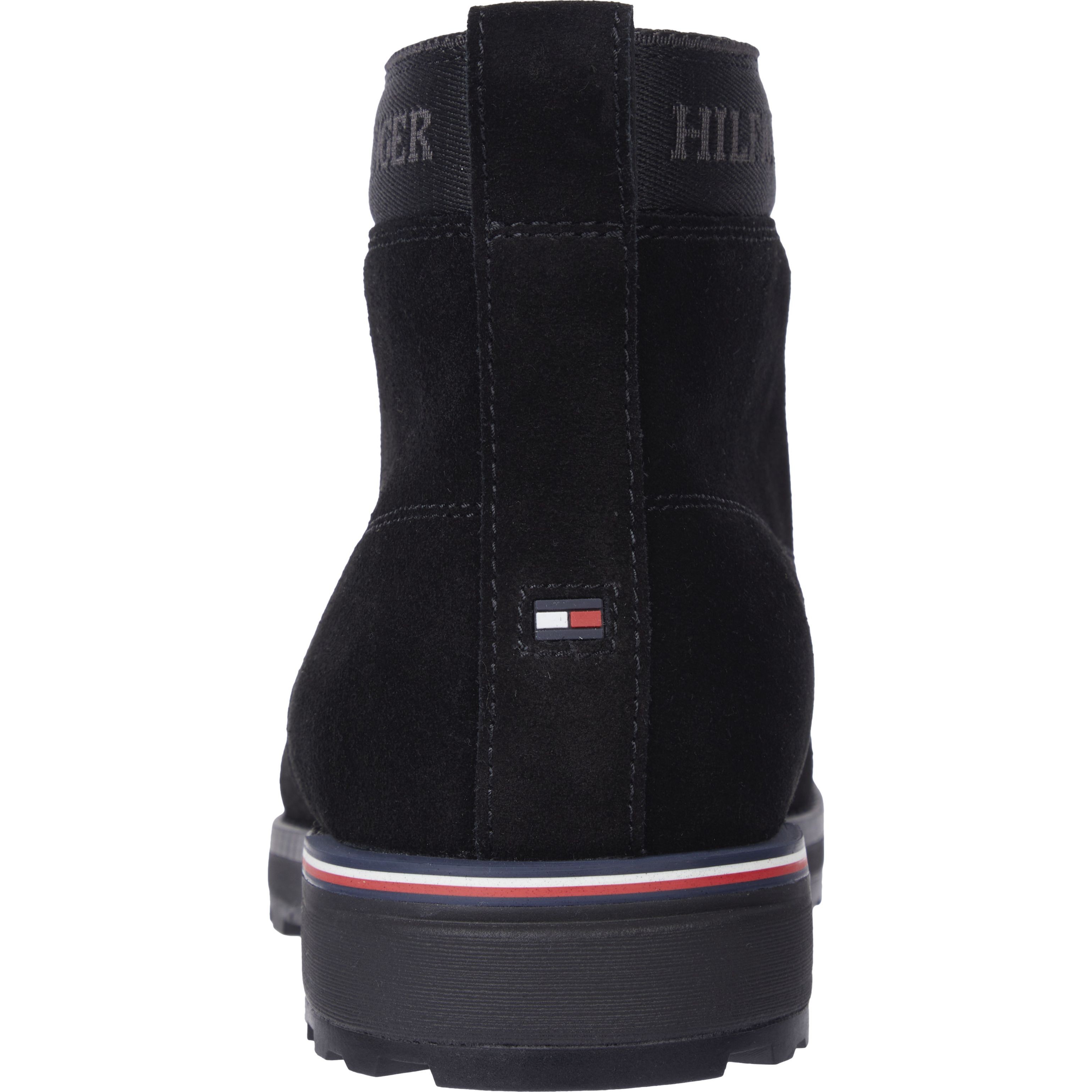 TOMMY HILFIGER Pašiltinti aulinukai vyrams, Juoda, Corporate outdoor boot 4