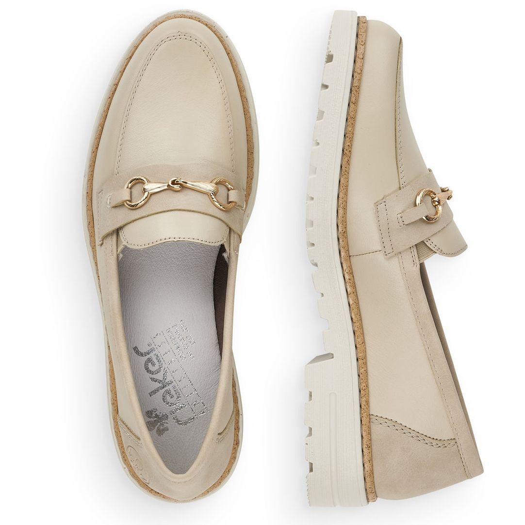 RIEKER Loaferiai moterims, Balta, LOAFERS 10