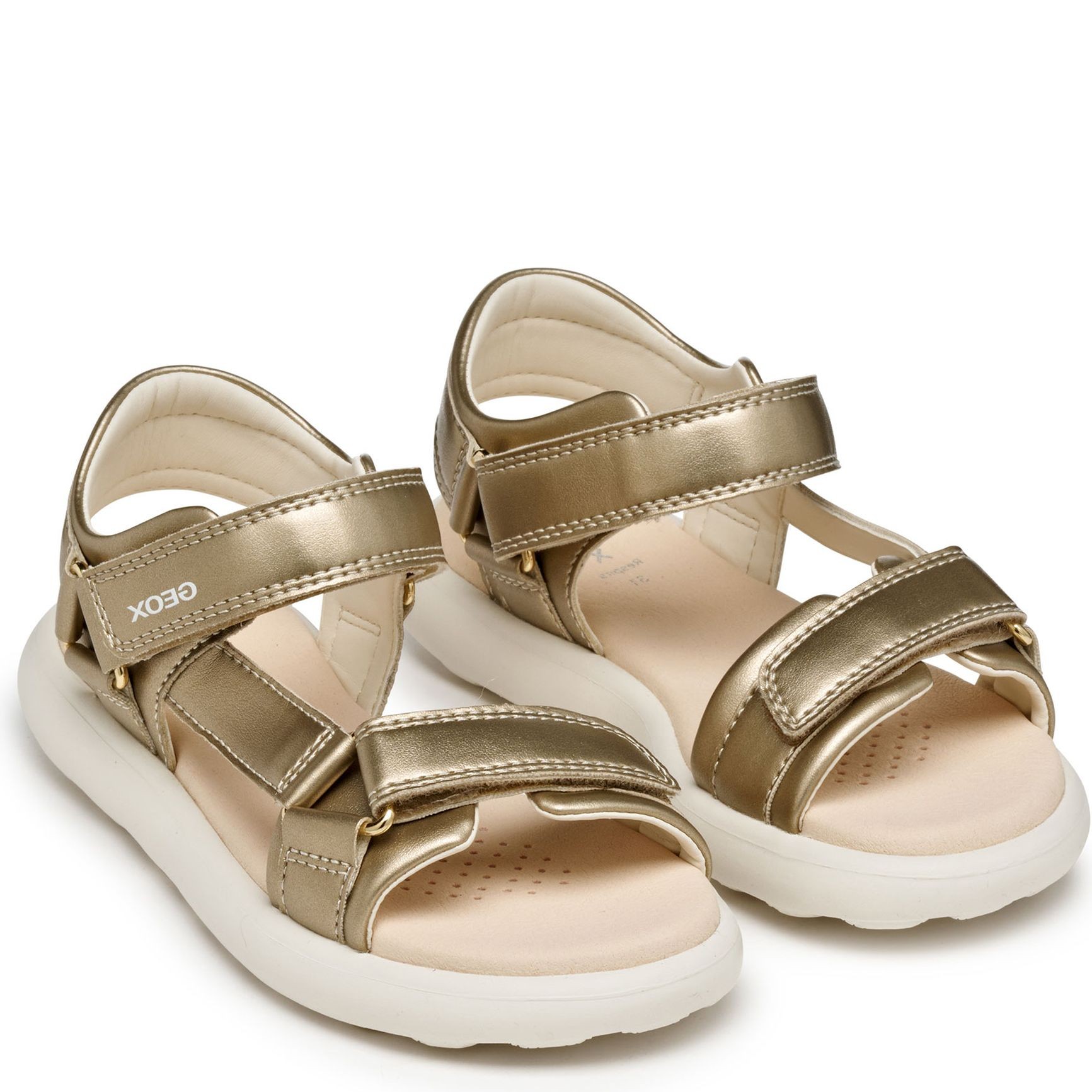 GEOX Basutės mergaitėms, Auksinė, Puffypop sandals 1