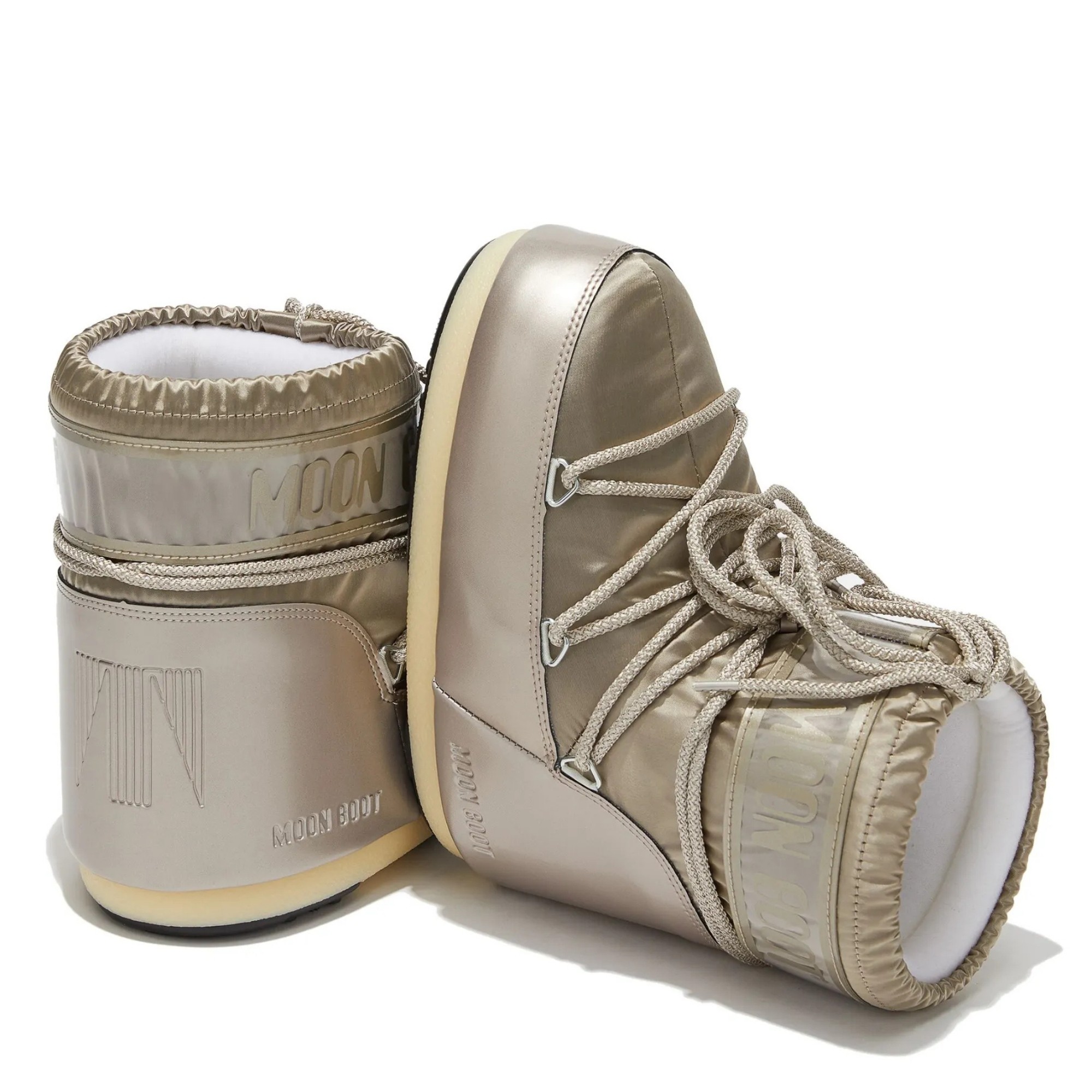 MOON BOOT Aulinukai moterims, Auksinė, Mb icon low glance boots 2