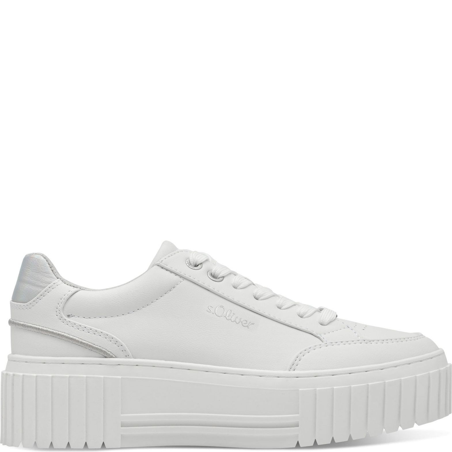 S.OLIVER Laisvalaikio bateliai moterims, Balta, Women Lace-upp 2