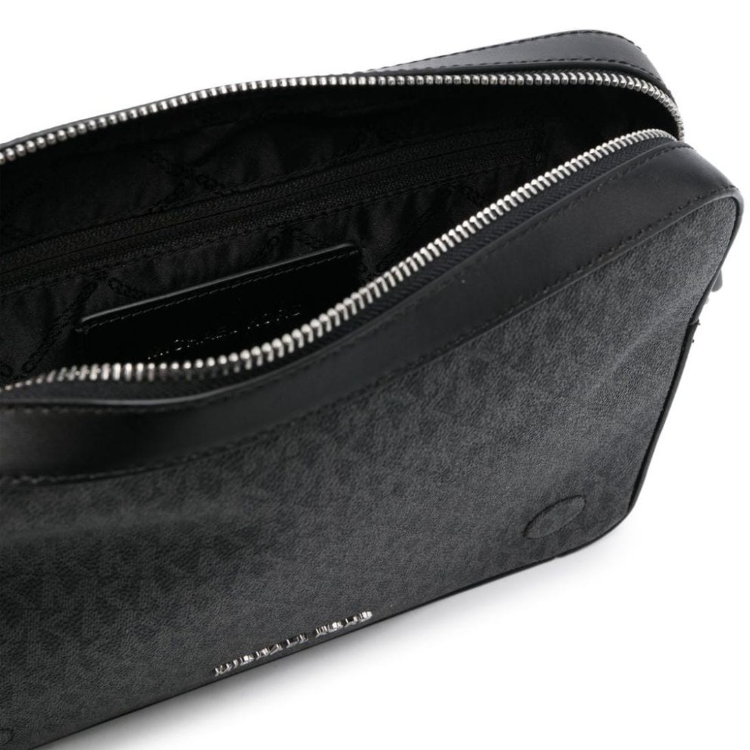 MICHAEL KORS Rankinė per petį vyrams, Juoda, Dual crossbody 4
