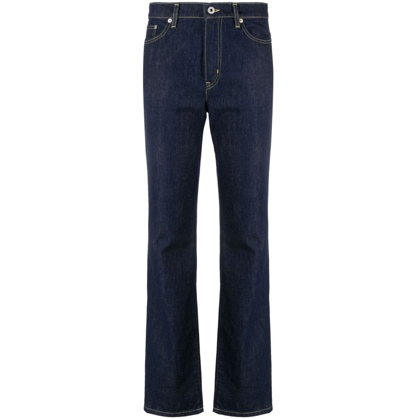 KENZO Tiesūs džinsai moterims, Juoda, Blue asagao straight fit 1