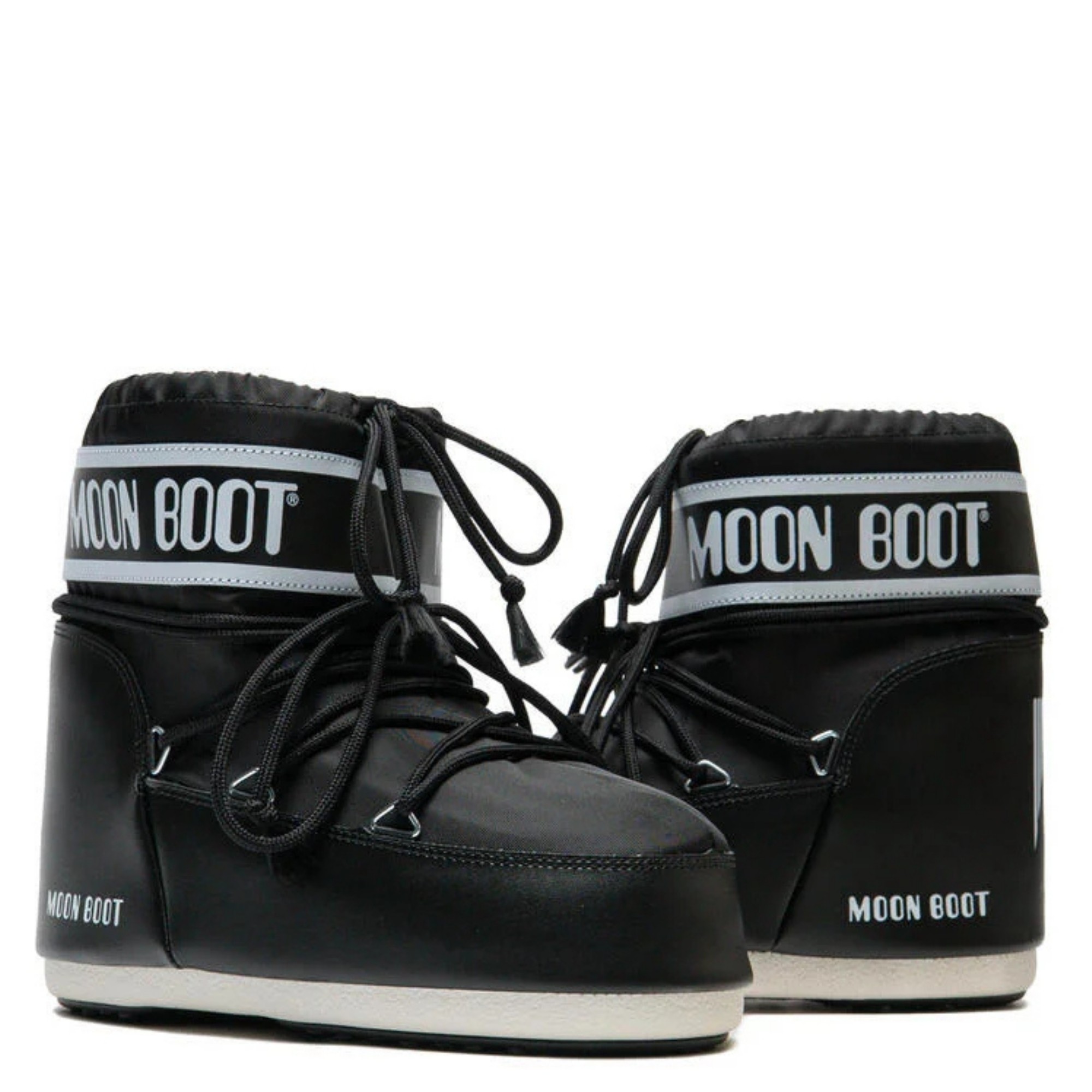 MOON BOOT Aulinukai moterims, Juoda, Mb icon low nylon boots 4