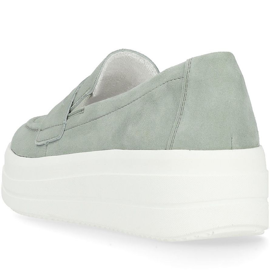 REMONTE Loaferiai moterims, Žalia, LOAFERS 5