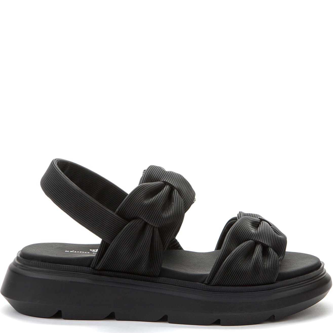 KEDDO Basutės moterims, Juoda, SANDALS 2