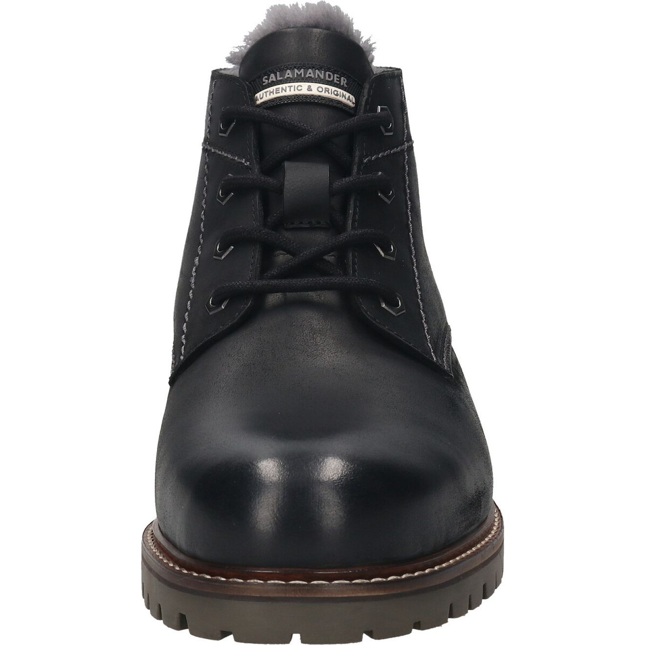 SALAMANDER Pašiltinti aulinukai vyrams, Juoda, Wm booties 5